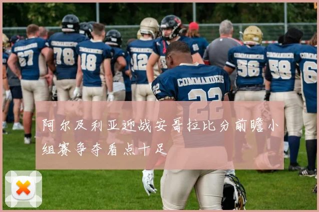 阿尔及利亚迎战安哥拉比分前瞻小组赛争夺看点十足