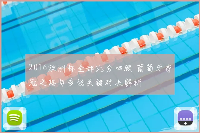 2016欧洲杯全部比分回顾 葡萄牙夺冠之路与多场关键对决解析